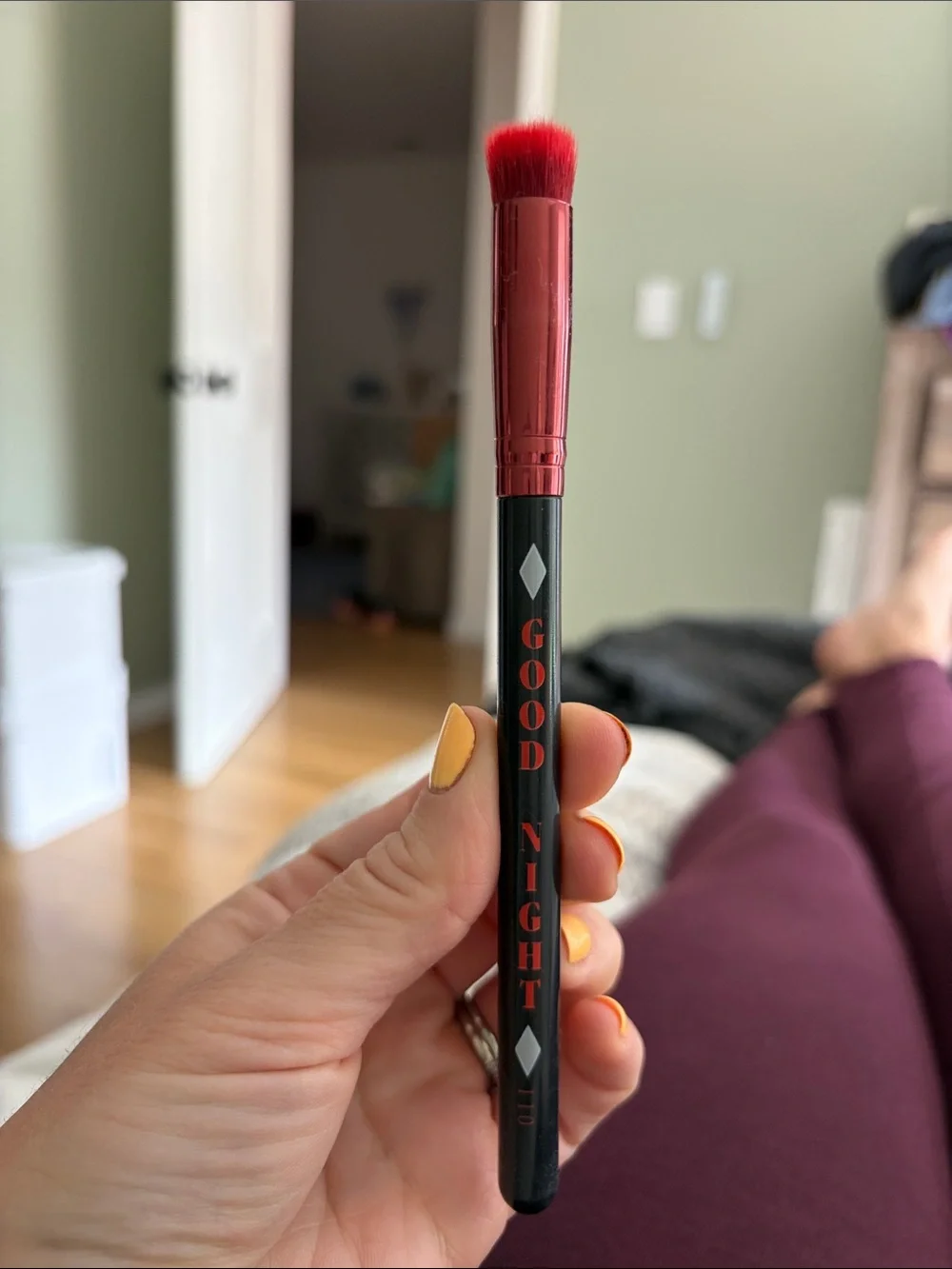 NWOT Luxie Harley Quinn Good Night Detail Flat Definer Brush